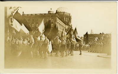 Nazi parade.   