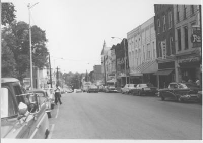 Series S-84-M2: Harrodsburg, downtown businesses