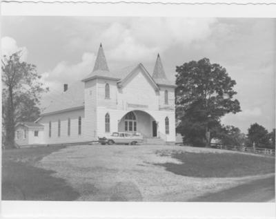 Series S-84-M7: Mercer Co., Dugansville, clapboard church