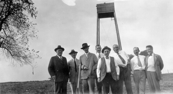 Group of men at a fish fry and shoot