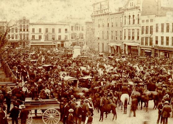 Cheapside, Lexington, KY: November Court Day, 1897; W.E. Singleton Lexington, KY