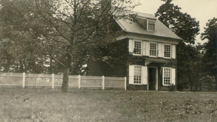 William Penn's house. Erected in 1682. G.B.K