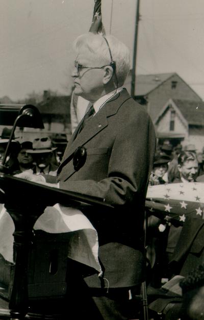 Col. Sam Wilson at Danville, KY Sesquicentennial Celebration. Compliments of the Lexington Herald Leader