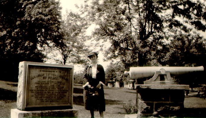 Mary Shelby Wilson at Courthouse Square; Manassas, Virginia