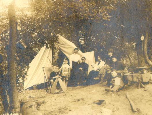 Camp on KY River, one mile below Valley View