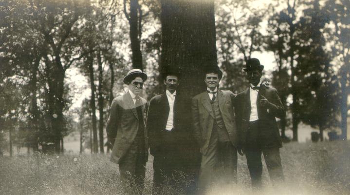 Payne's Depot. Samuel M. Wilson and three unidentified men