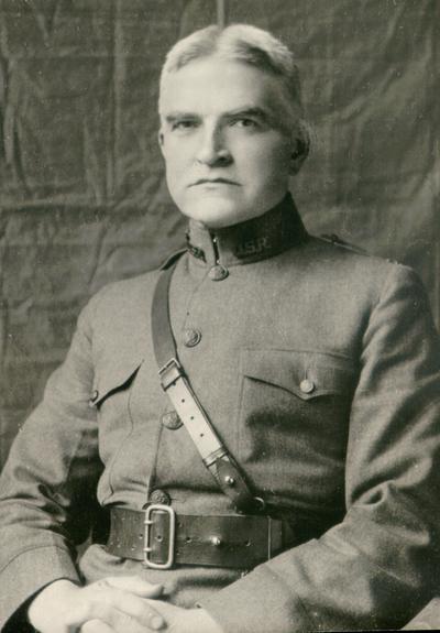 Samuel M. Wilson. Taken by U.S.A. Signal Corps, at Eperlecanes, Pas-de-Colais, France; Photograph by Lafayette Studio; Lexington, KY