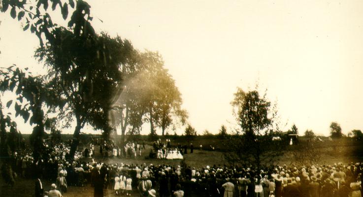 KY Female Orphans Home at Midway, KY. Pageant at Centennial Celebration (duplicate of #719)