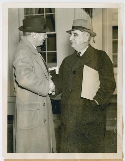 Vinson with Senator Robert Reynolds of North Carolina