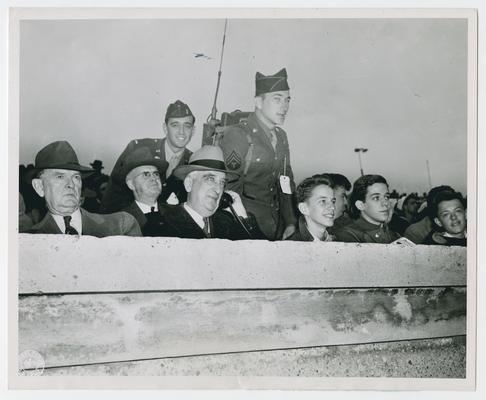 Secretary of the Treasury Vinson at Detroit-Washington, DC football game