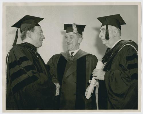 Chief Justice Vinson receives honorary degree at Washington and Lee University