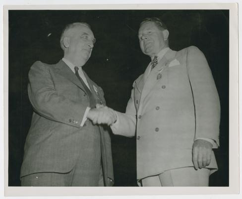 Chief Justice Vinson at American Legion Banquet, New York