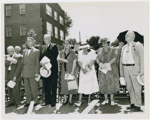 Photo album of Fred M. Vinson Day, given by Colonel Joseph Harvey Long