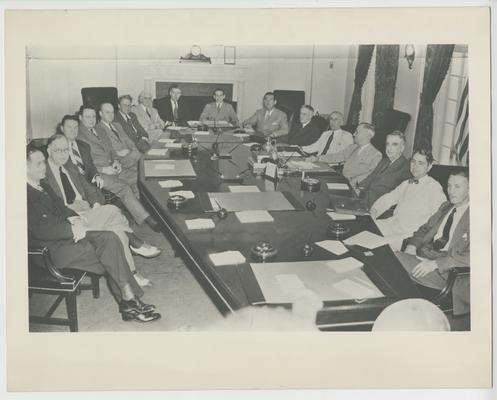 Truman Cabinet in emergency session