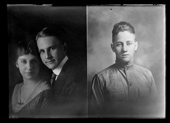 Dexter Whittinghill Ramsey with woman, Chester Bryan Helm, both killed in World War I