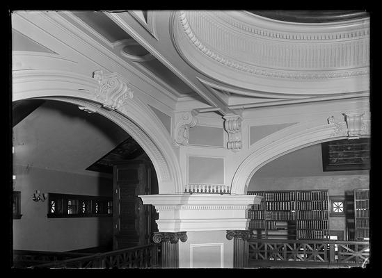 Library, Carnegie Library, detail of arches