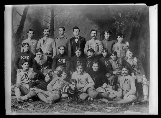 Football, Mighty Team of 1894, football souvenir, George Carey, Captain