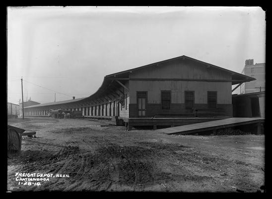 Chattanooga, rear of freight depot