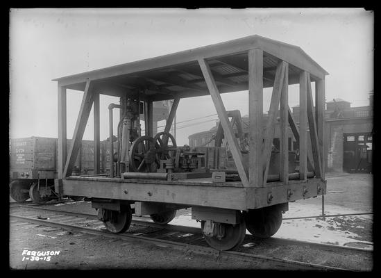 Ferguson, heavy equipment mounted on wheels, on tracks