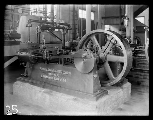 Engine, designed by McDowell 1896, built by students 1897