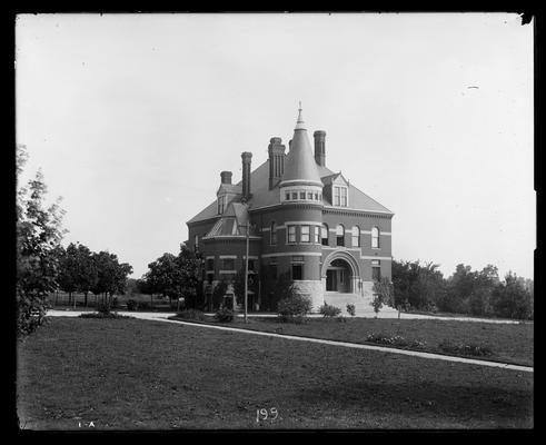 Old Experiment Station before Miller Hall was erected in 1898 (Health Building in 1959)