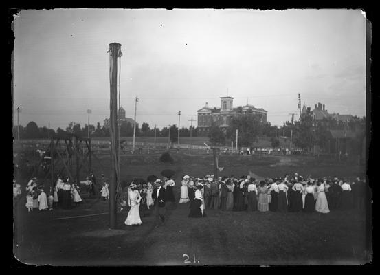 Celebration Day program on site of present Education Building, Taylor