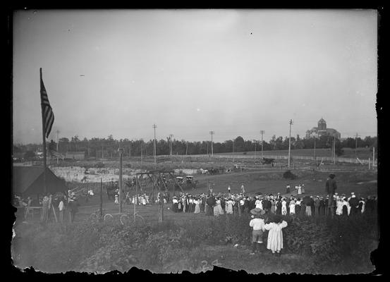 Celebration Day program, looking toward Alumni Hall