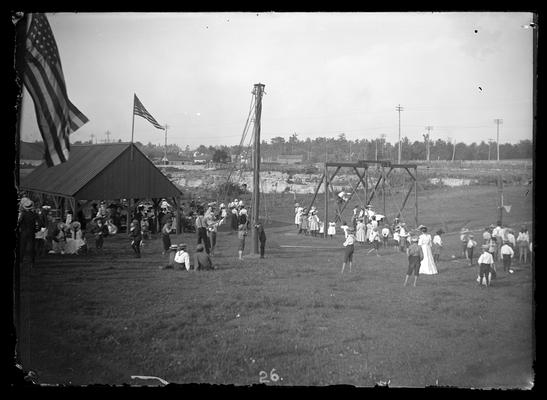 Celebration Day program, looking North