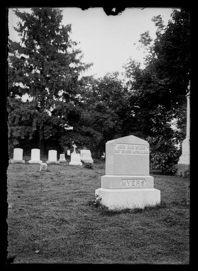 John Alva Myers monument