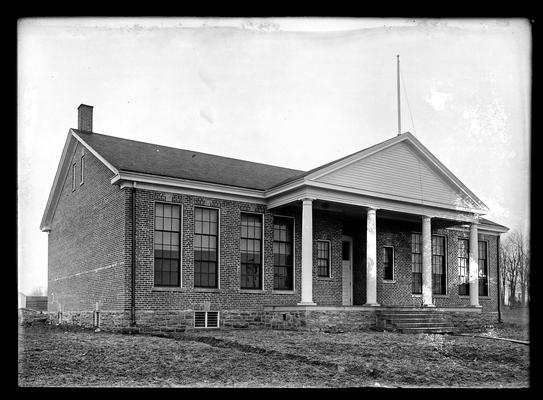 New brick school house at Greendale