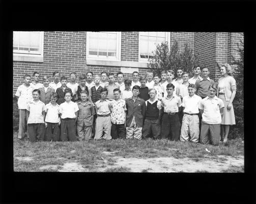 Group portrait of Bryan Station Boys' Chorus