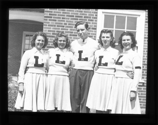 Lafayette Cheerleaders, group portrait