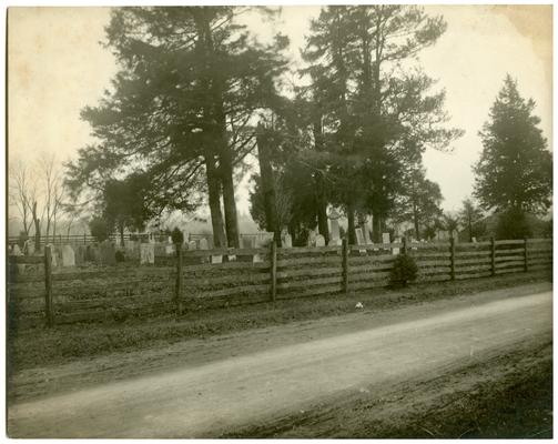 Cemetery at Loradale-Old Union. Handwriting on verso. (Three copies)