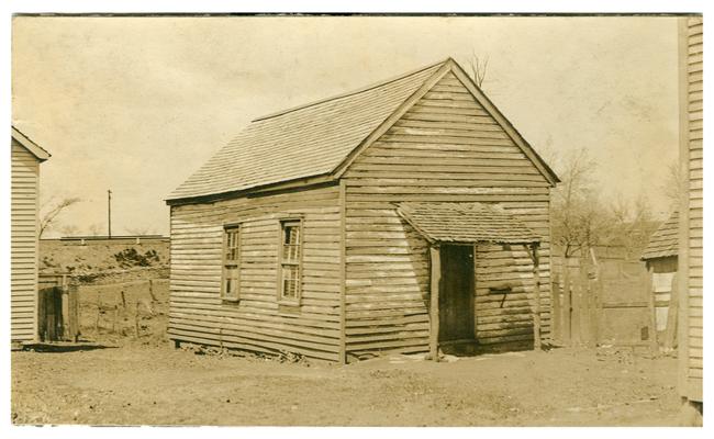 Exterior of the old Maddoxtown school house