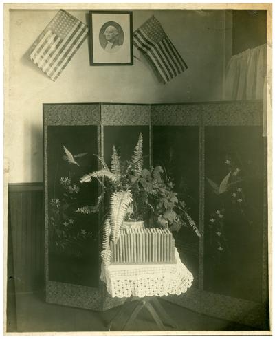 A Display set up in the Picadome school office