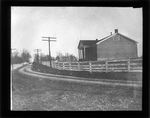 Exterior of the Greendale School