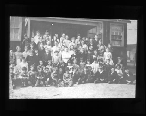 Group portrait of unidentified students