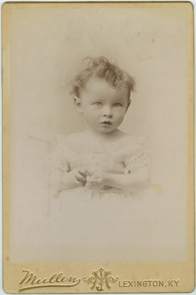 Unidentified child; from page twenty-six of album