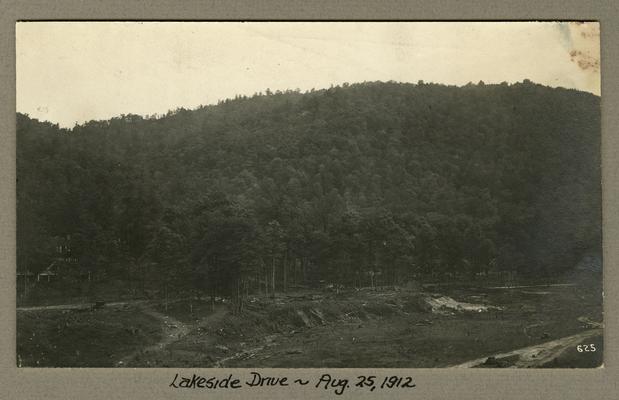 Title handwritten on photograph mounting: Lakeside Drive