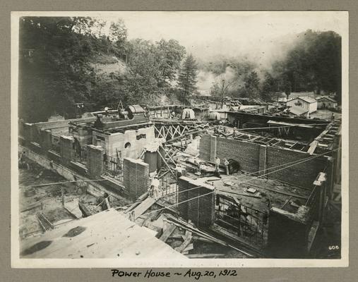 Title handwritten on photograph mounting: Power House