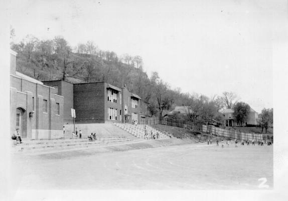 Catlettsburg playground and bleachers