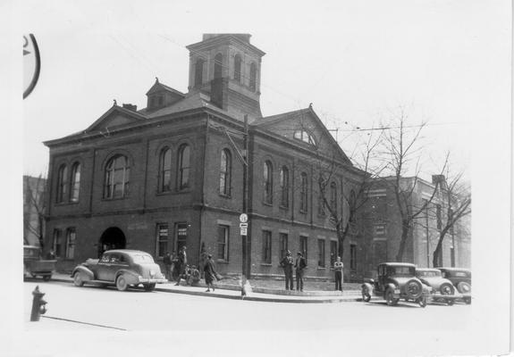 Letcher County Courthouse in Whitesburg showing addition in background