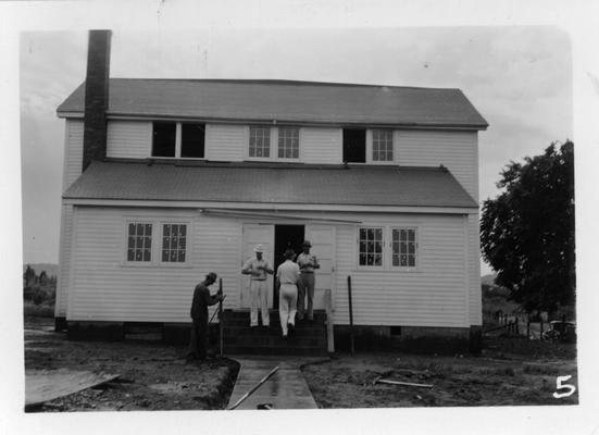 Negro School and Gymnasium (front view) in Monticello, KY