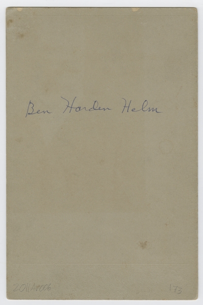 Benjamin Hardin Helm, Jr