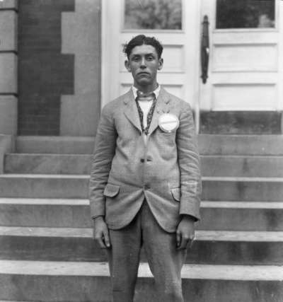 Leonard Wells, 4-H student from Kentucky rural school during Rural School Week