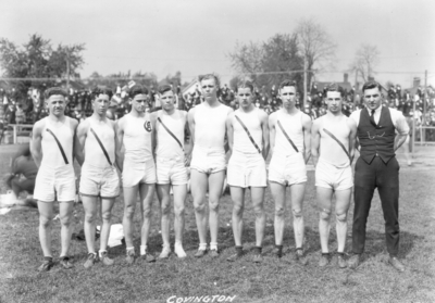 High school track team, Covington High School