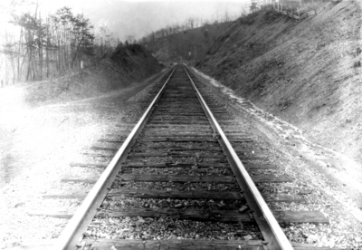 Stretch of track, mile 217