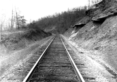 Stretch of track, mile 218