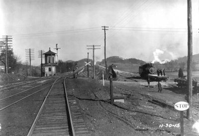 Inspection trip, switching station, locomotive