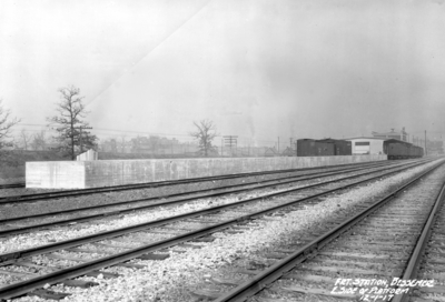 Freight station, Bessemer, Alabama, east side of platform